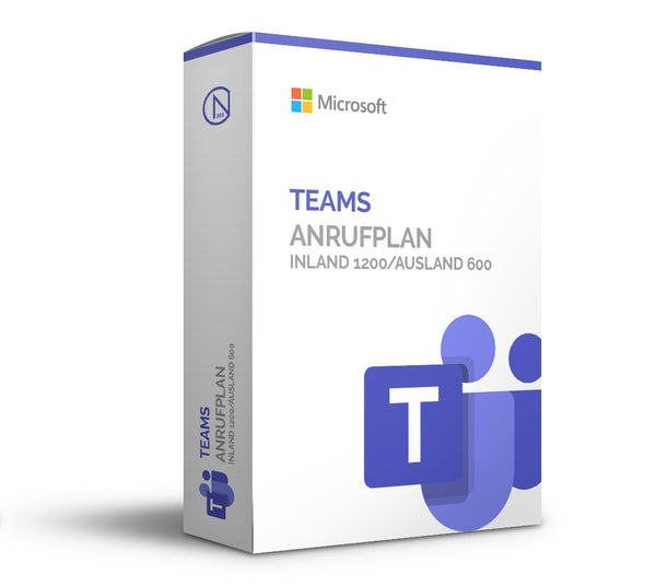 Microsoft Teams Anrufplan Inland 1200/Ausland 600